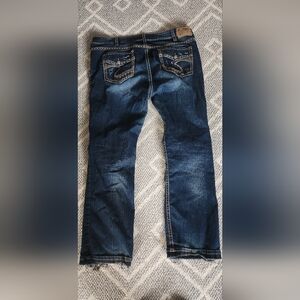 Silver Bootcut Aiko Jeans *HEMMED*